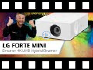 LG HU710PW Forte Mini - smarter Hybrid 4K UHD Hybrid LED Laser Beamer